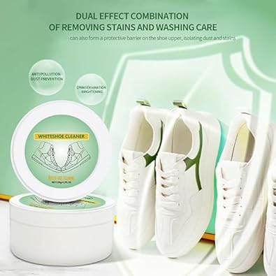 SHOPROZINO White Shoe Cleaner, SHOPROZINO White Shoe Cleaning, Multifunctional Multi-effect White Shoe Cleaner for Sneakers