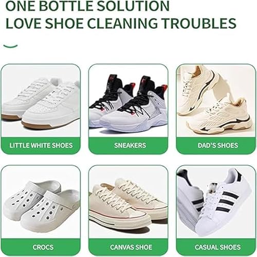 SHOPROZINO White Shoe Cleaner, SHOPROZINO White Shoe Cleaning, Multifunctional Multi-effect White Shoe Cleaner for Sneakers
