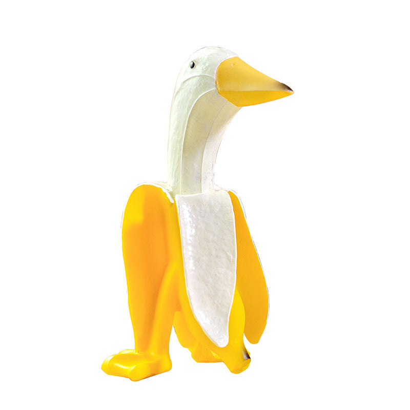 Cute and quirky banana duck home decoration